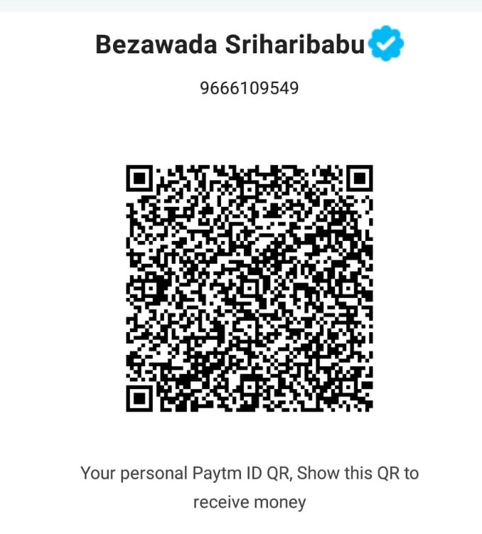 PAYTM Scan Here